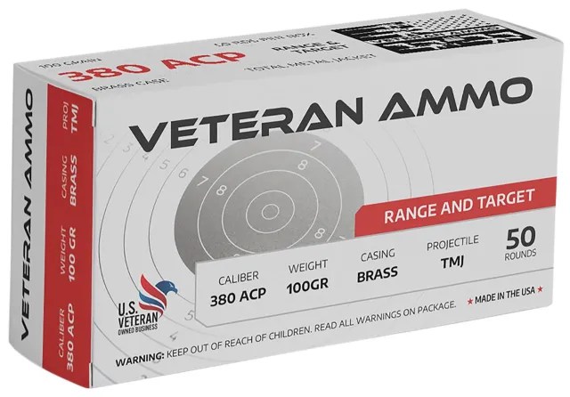 HYPERION VETERAN 380ACP 100GR FMJ 50RD/BX 20BX/CS