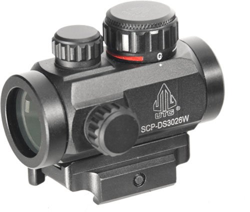 UTG SCP-DS3026W Red Micro Dot 4.0 MOA 2.6" 30mm QD Mount Sight - Leapers