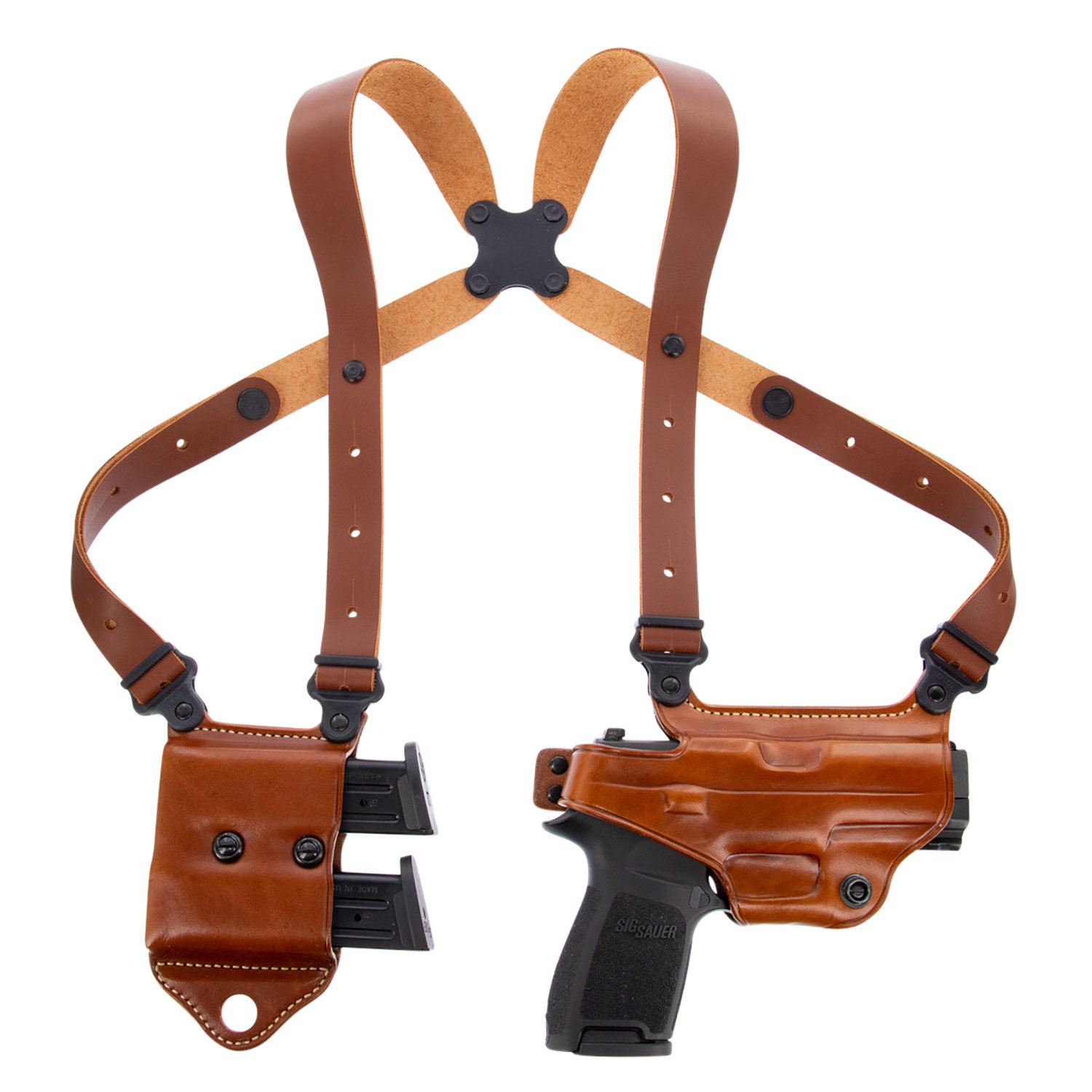 Buy Galco MCII250 Miami Classic II Shoulder Holster Tan Leather Right Hand online