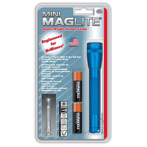 Maglite M2A Mini Mag 2 AA-Cell Flashlight Compact Aluminum