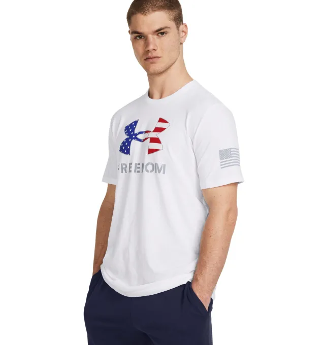 Under Armour Men's UA Freedom Logo T-Shirt Short Sleeve