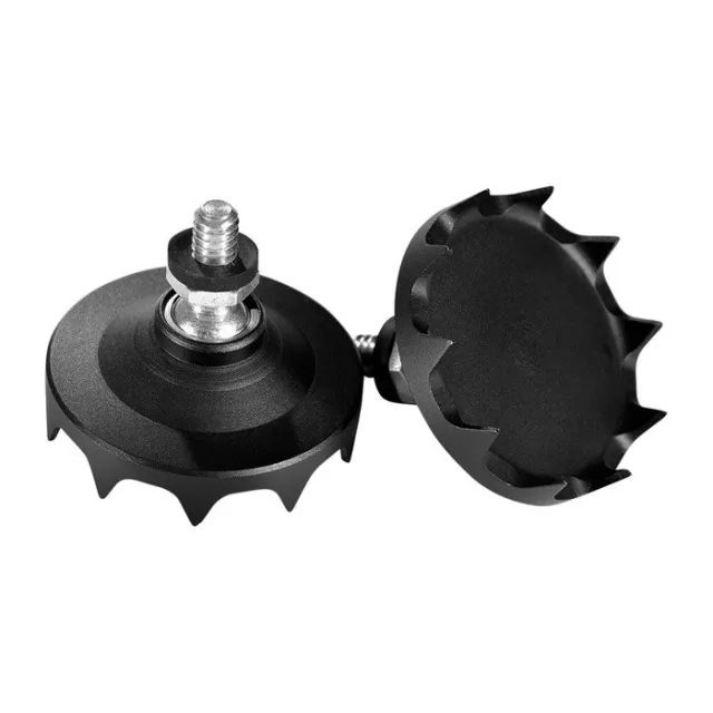 Warne 7951M Precision Bipod Claw Feet Black Steel/Aluminum - Warne