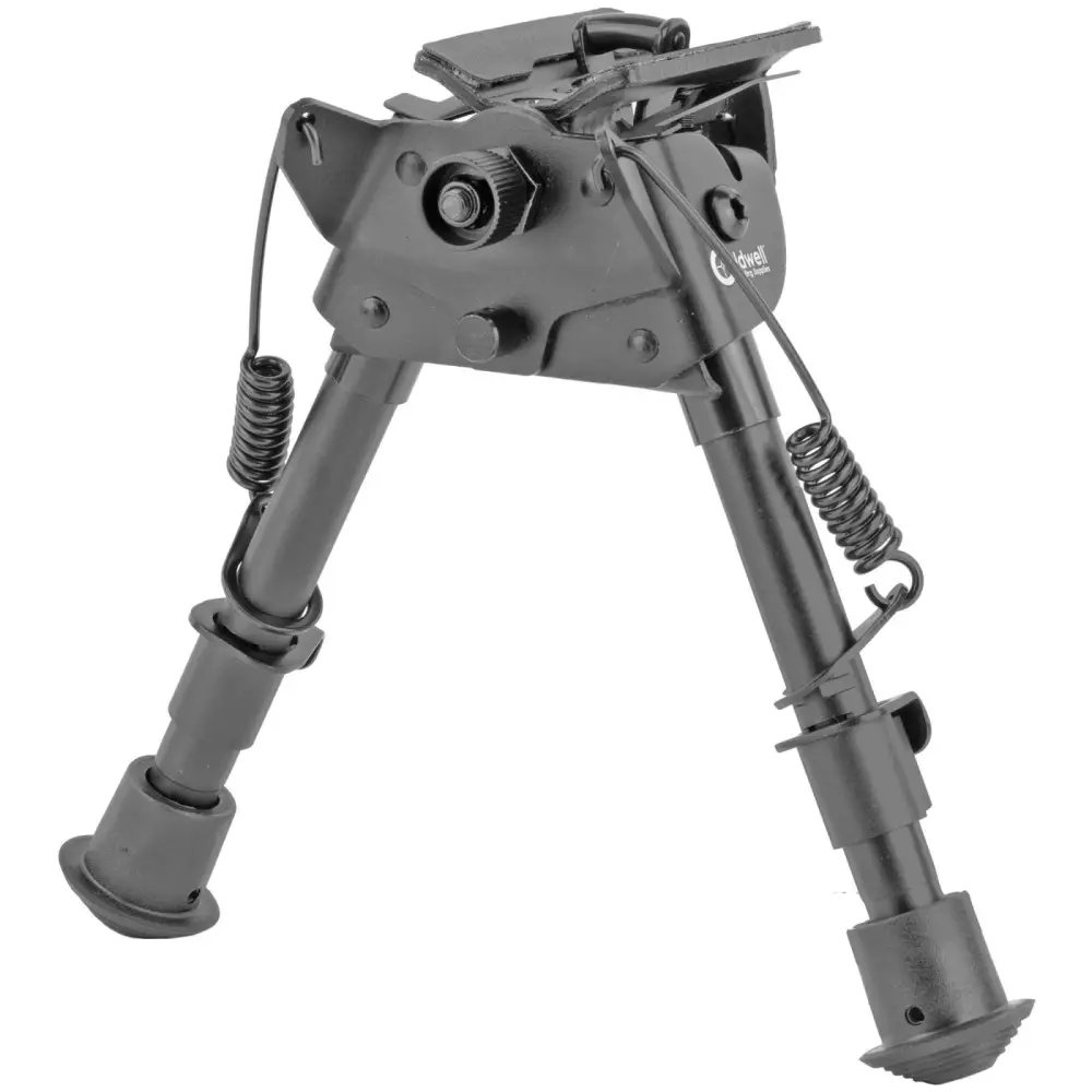 Caldwell XLA Pivot Bipod Attaches to Sling Swivel Stud 6"-9" Black - Caldwell