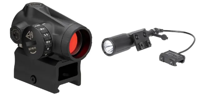 SIG SAUER SORMSR101-FMSRC Romeo MSR Gen II Package Black Fits M1913 Picatinny Rail CR2032 Battery Packaged w/Foxtrot-MSR SORMSR101-FMSRC | FOXTROT-MSR