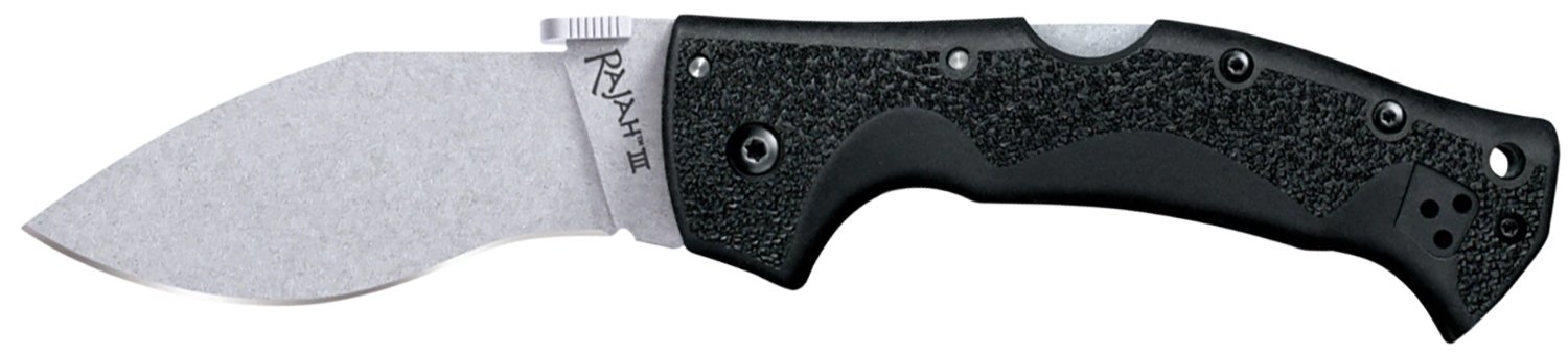 Cold Steel Cs62jm Rajah III 3.50" Folding Drop Point Plain Stone Washed - Cold Steel