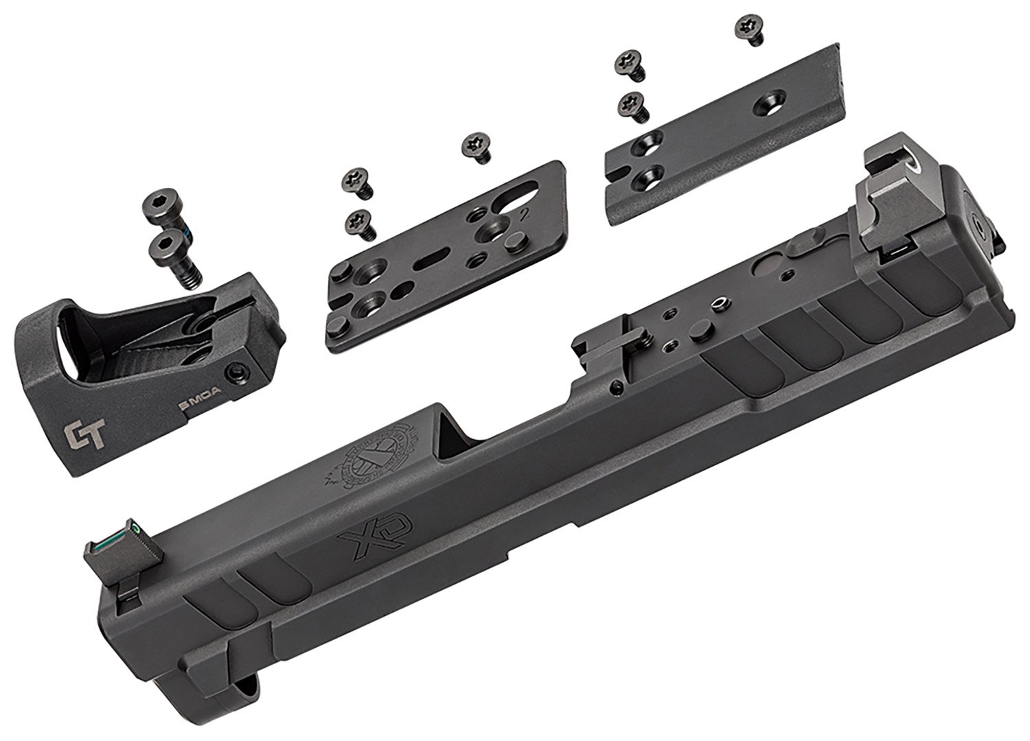 Springfield Armory XD4903 9mm 4 In Black Steel OSP Slide Assembly - Springfield Armory