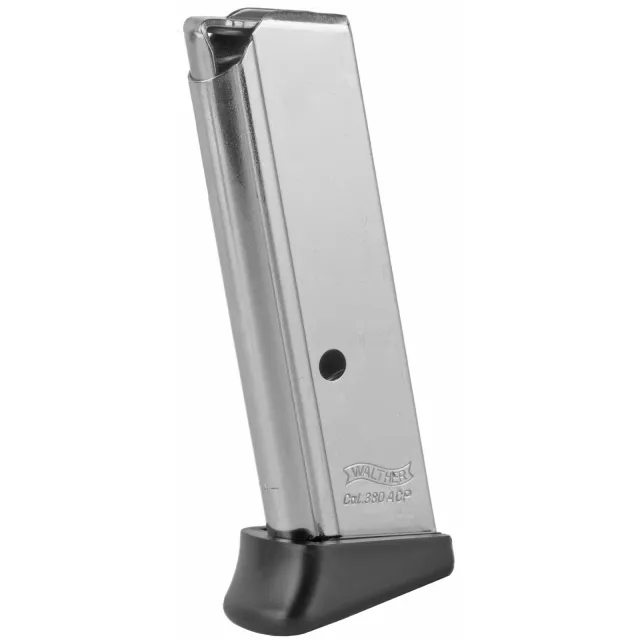 Buy Walther PPK .380 ACP 6-Round Nickel Magazine Finger Rest 2246010 online