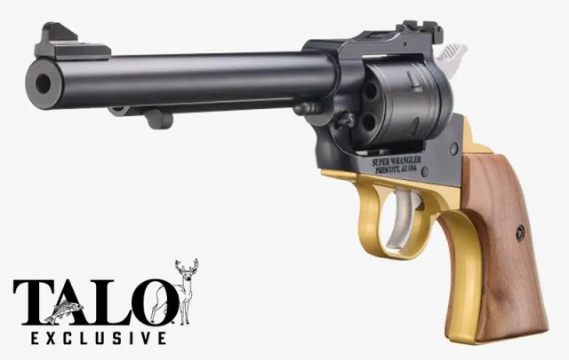 Buy Ruger 2060 Super Wrangler 22LR/22WMR Convertible Revolver 6.5in Blue online