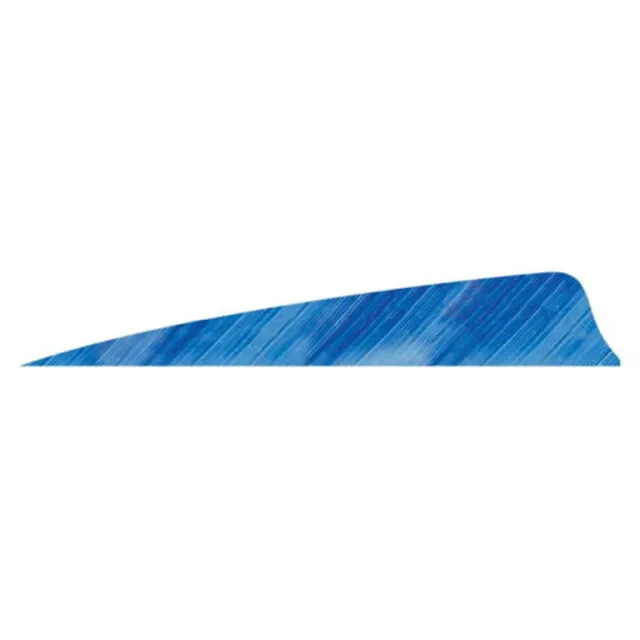 Buy Gateway 400RSTWB-50 Shield Cut Feathers 4" White/Blue 50 Pack online