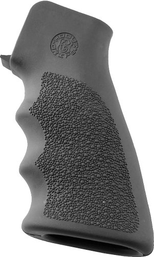 Hogue 15002 AR-15 M-16 Rubber Grip Grey with Finger Grooves - Hogue