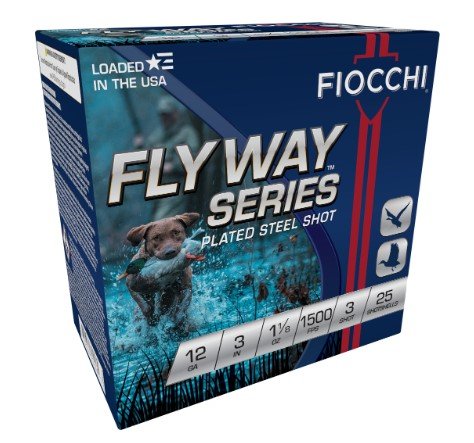 Fiocchi 123ST3 Flyway 12Gauge 3" 1 1/8oz 3Shot 25 Per Box/10 Case - Fiocchi - 12 Gauge