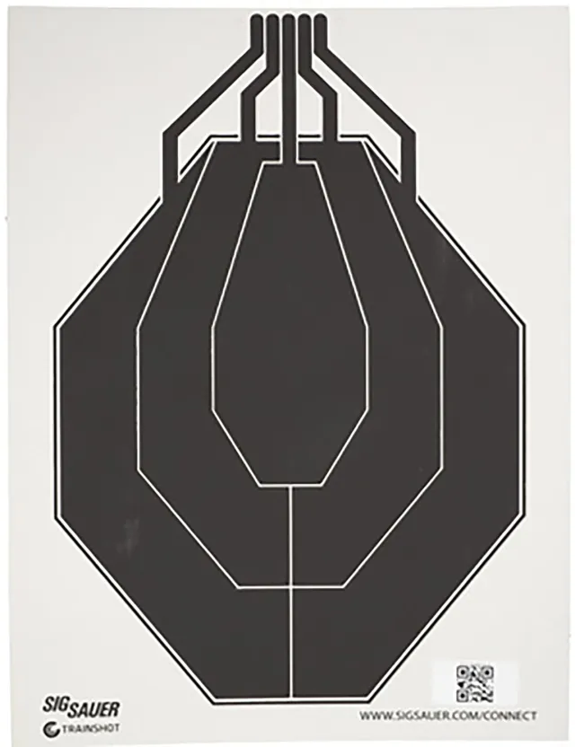 Buy Sig Sauer SCT354 T300 IPSC Hanging Target Black/White Replacement online