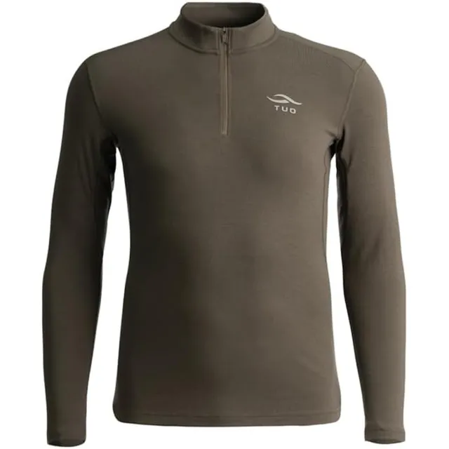 TUO 9060019-2771600 Kinetic Merino 250 1/4 Zip Shirt Deadfall Large - TUO