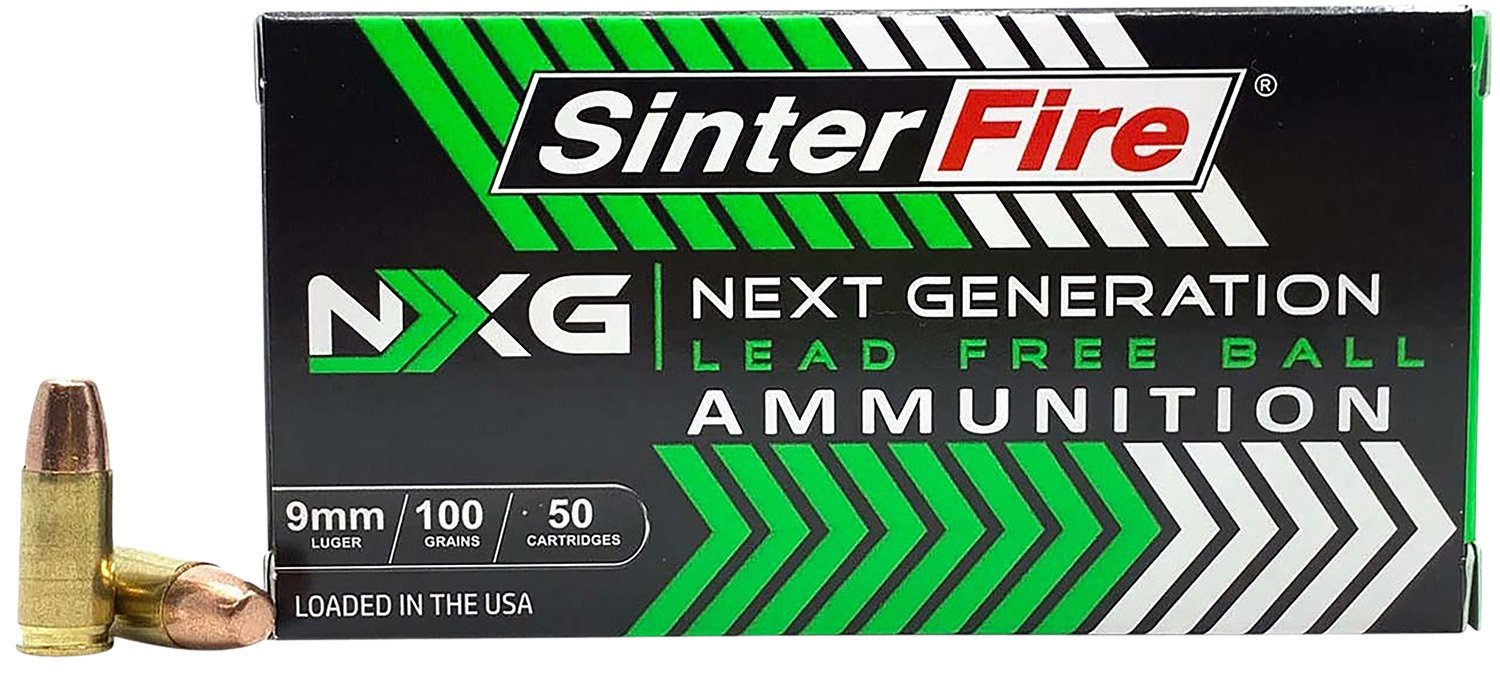SinterFire SF9100NXGLF (NXG) 9mm Luger (9x19) 100gr 50/Box - SinterFire - 9mm Luger (9x19 Parabellum)