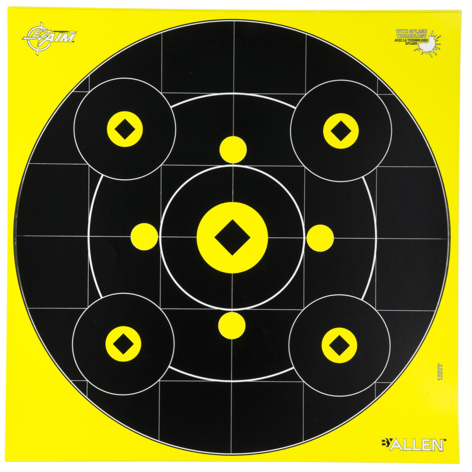 Allen Company EZ Aim Splash Reactive Bullseye Target 12 Pack - Allen Company