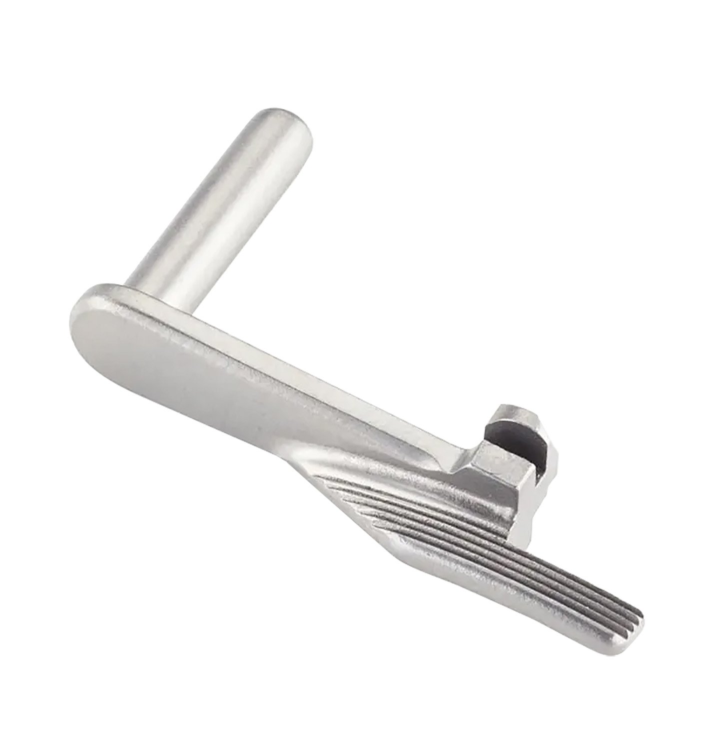 Wilson Combat 7S Extended Slide Release 1911 - Satin Stainless 45 ACP - Wilson Combat - 45 Caliber