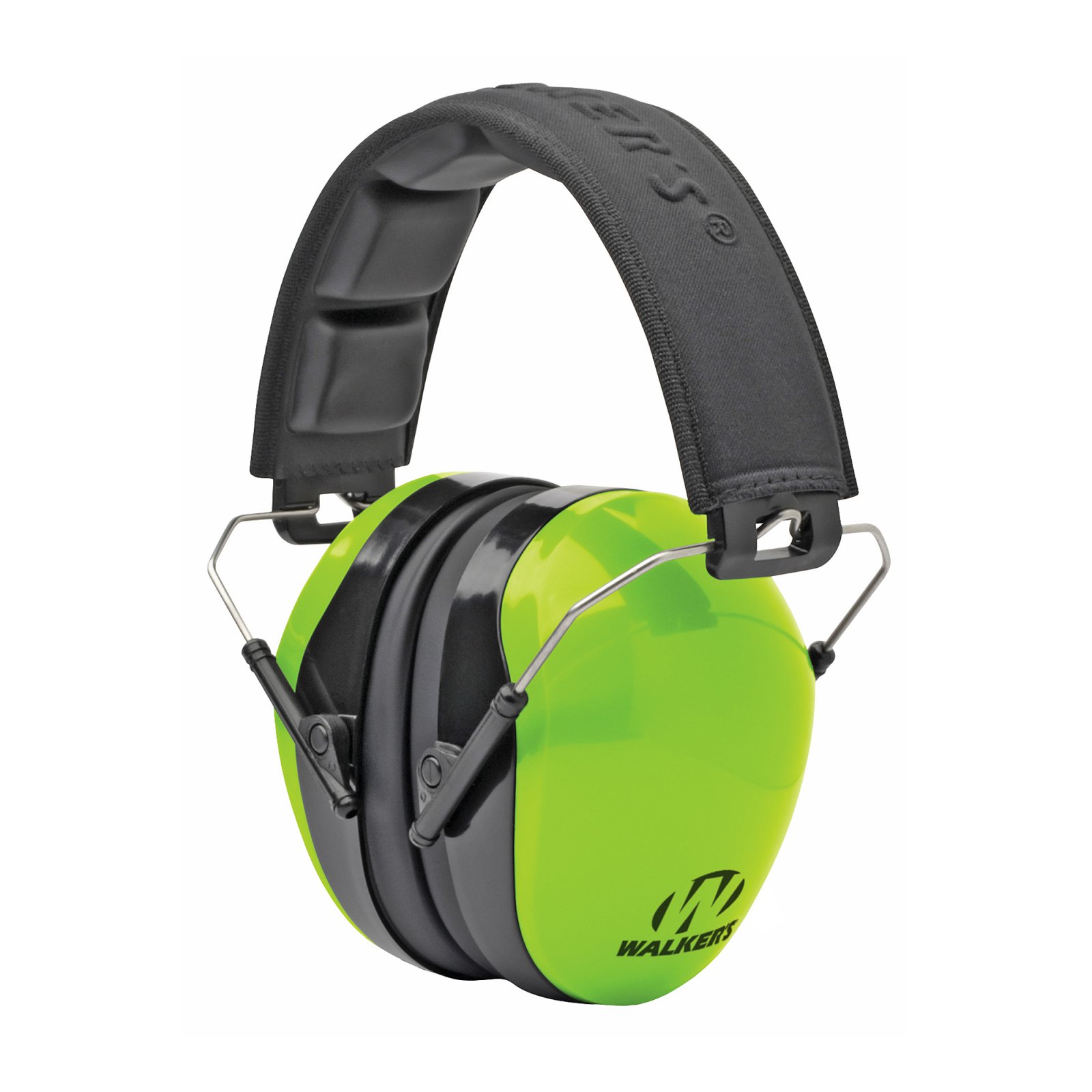 WALKER'S GAME EAR Dual Color Hi Vis Green Passive Advanced Protection Muff - Walker's