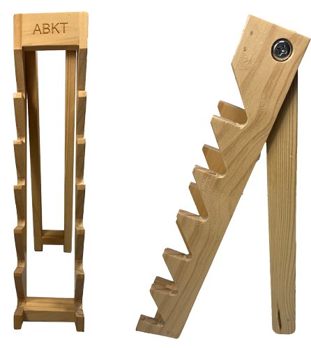 American Buffalo MI1101 Knife Display Stand Holds 6 Knives - American Buffalo Knife & Tool