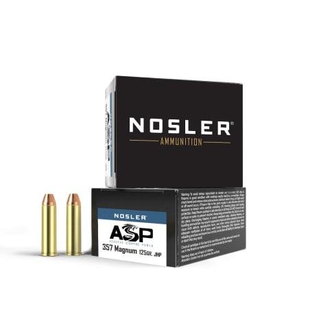 Nosler ASP Handgun Ammunition .357 Mag 125gr JHP 1450 fps 20/ct - Nosler - 357 MAGNUM