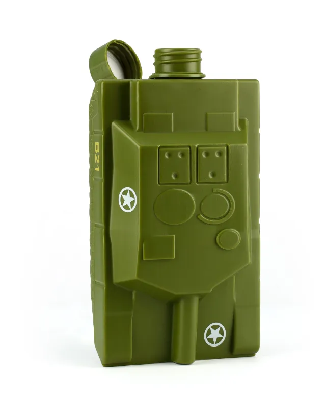 Caliber Gourmet Tank Flask 8oz Stainless Steel Double-Wall