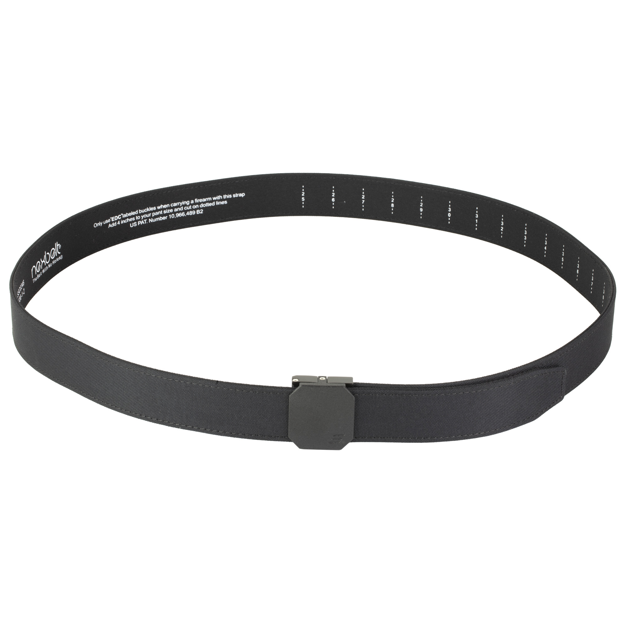 Safariland NXBL93012 EDC NextBelt Black Nylon 50" Waist Water Repellent