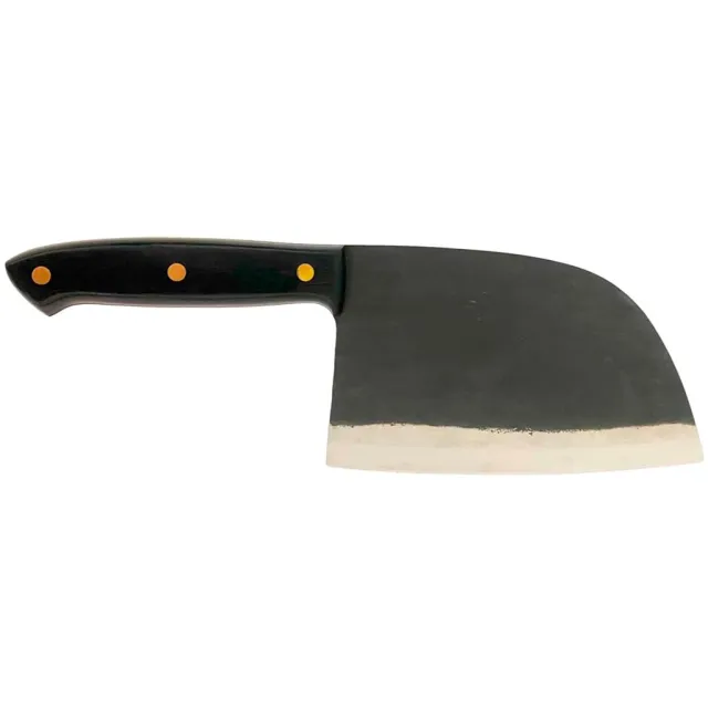 WatchFire WF4000 6.75In Serbian Cleaver Knife with Sheath - WatchFire