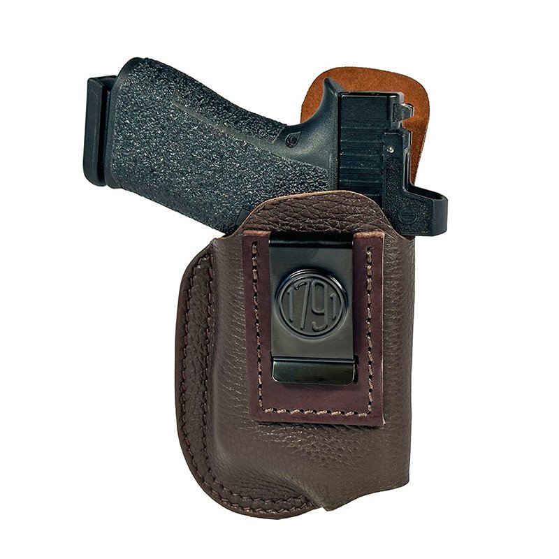 1791 Gunleather OR-LB-FCD-3-BRW-L IWB Holster Size 3 Brown Left - 1791 Gunleather