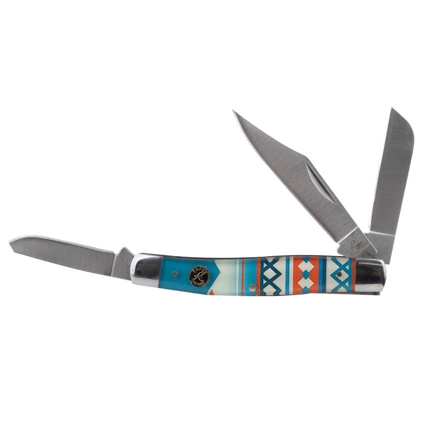 ABKT Roper Stockman Sunset Knife 3 Blades - Rock Ridge Outdoors