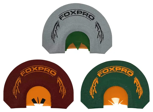 Foxpro CSBRDTKRCOMBO Beardtaker Turkey Call 3-Pack Gray/Green/Red - FoxPro