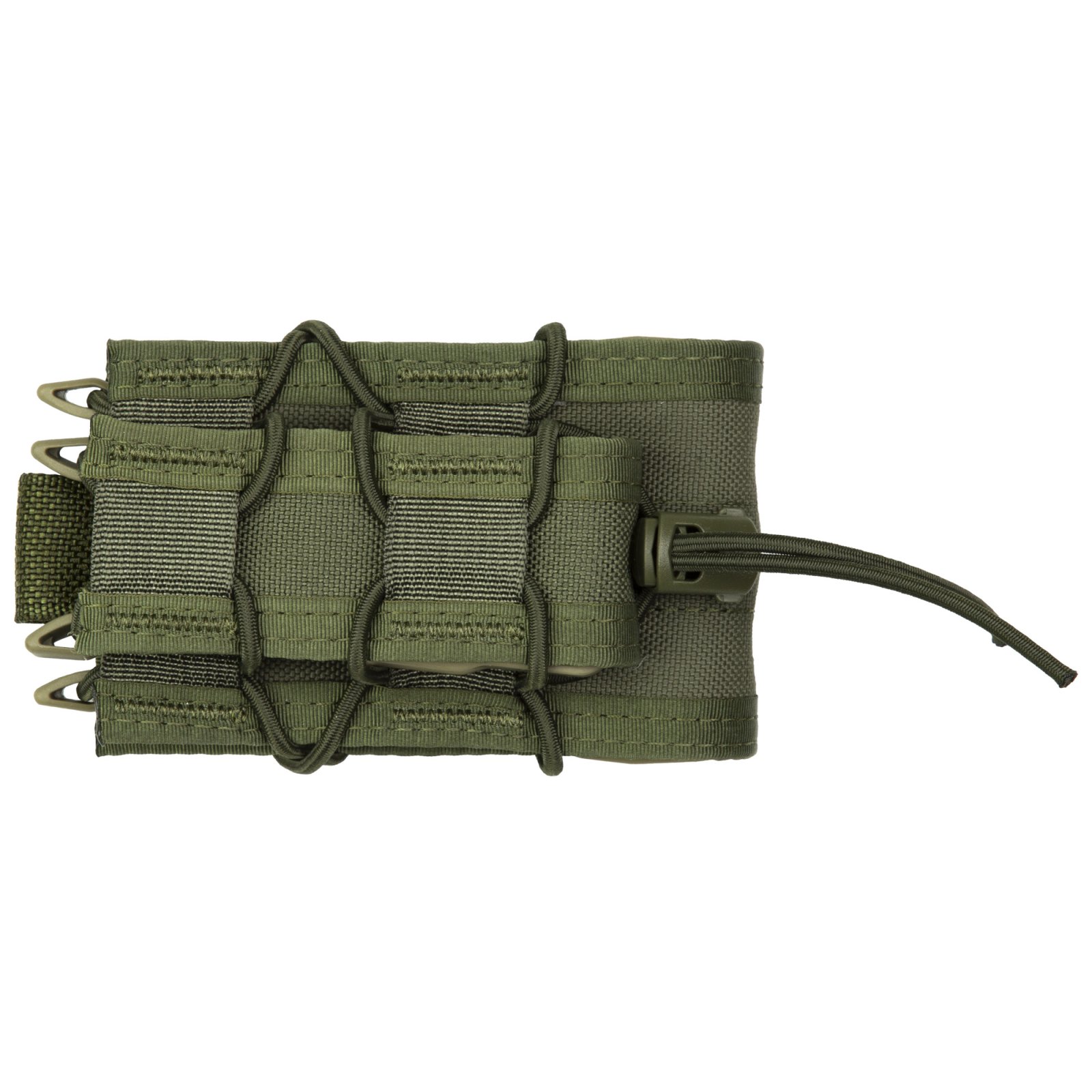High Speed Gear 11DD00OD TACO Double Decker OD Green Nylon MOLLE Pouch - High Standard