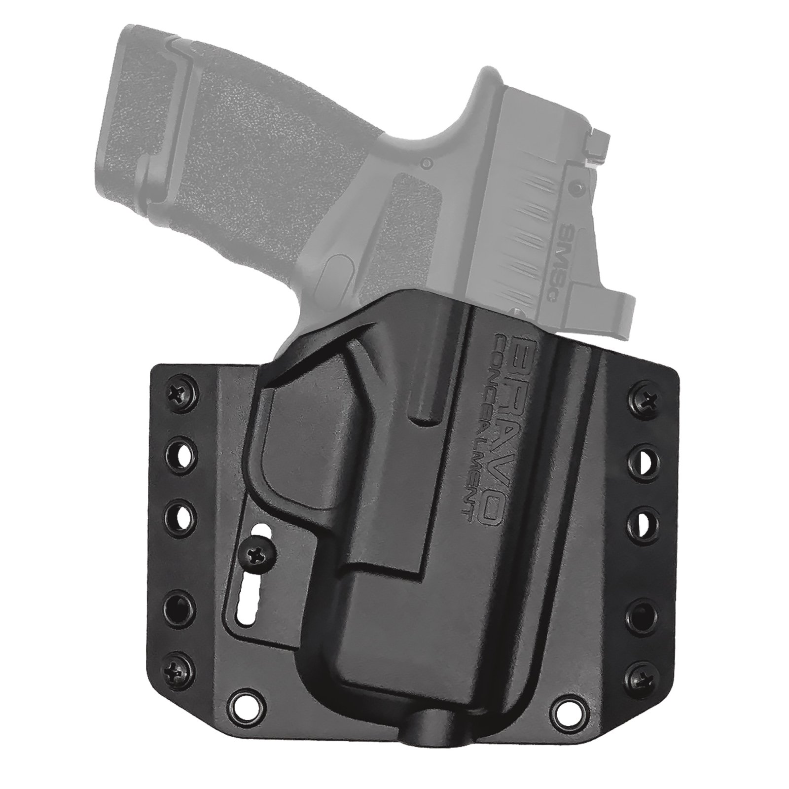 Buy Bravo Concealment BC10-1026 OWB Holster, 1.5" Loops, Right Hand, Black online