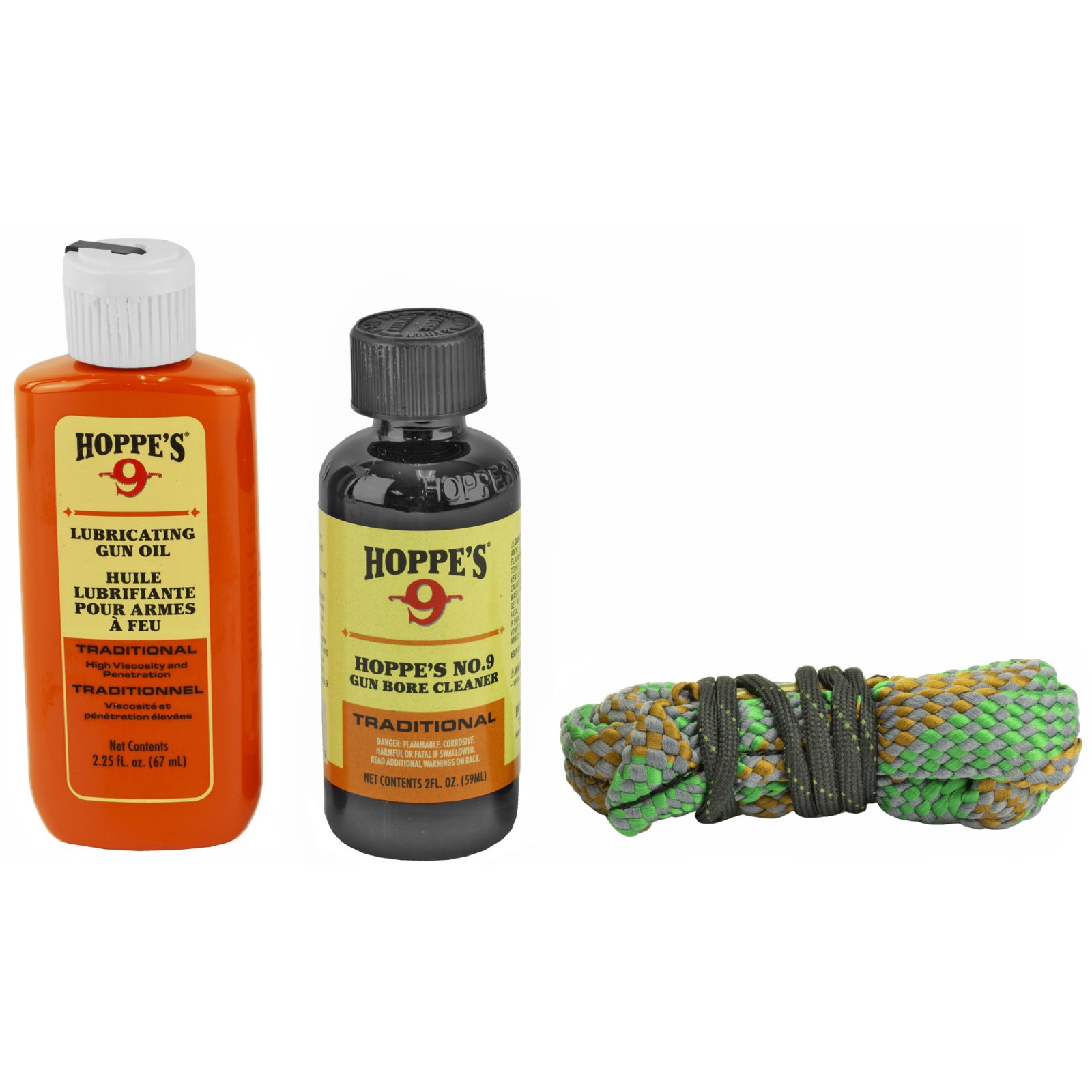 Hoppe's 110040 1-2-3 Done Cleaning Kit for 40 Cal/ 10mm Pistols - Hoppe's - 40/10MM