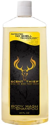 Scent Thief BWS16 Body Wash & Shampoo 16 oz Odor-Blocking Formula - Scent-Lok