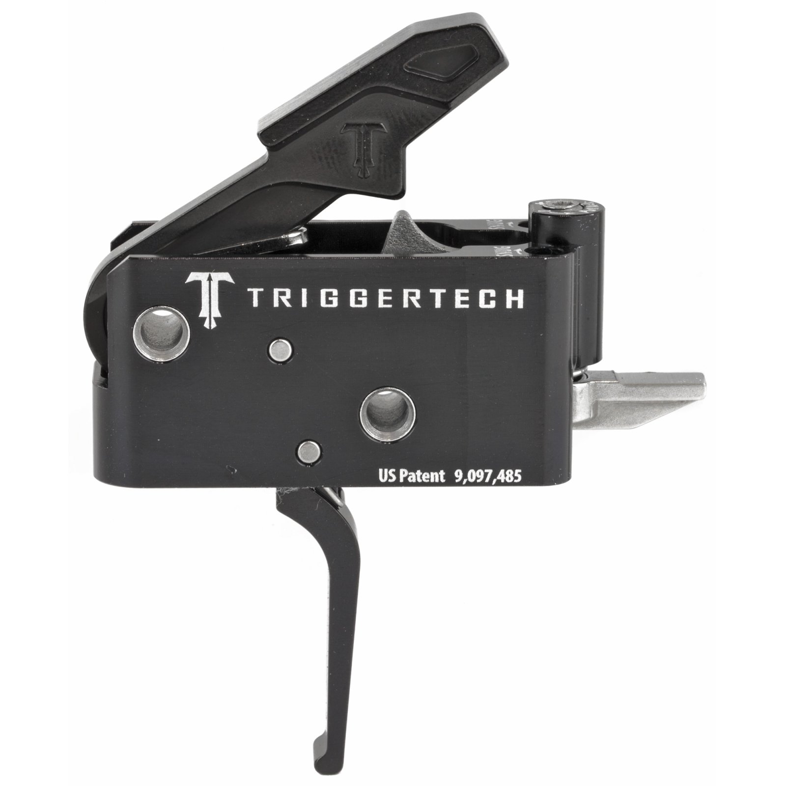 TriggerTech AROTBB25NNF AR-15 Flat Trigger 2.5-5 lbs Adjustable Black - TriggerTech