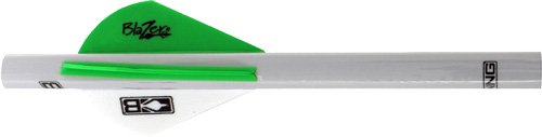 Bohning Blazer QuikFletch Neon Green/White 6 pk. 101001NG - Bohning