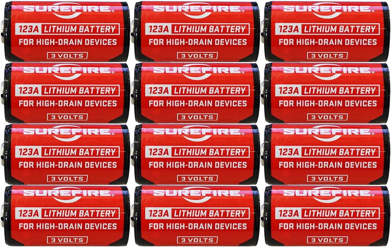 Buy SureFire SF12A-BB CS 123A Lithium Batteries 12-Pack Clamshell online