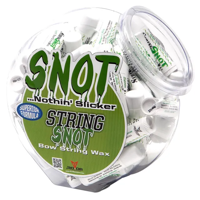 30-06 SS-48 String Snot Bowstring Wax Display 48pk -25 degF Protection - 30-06 Outdoors