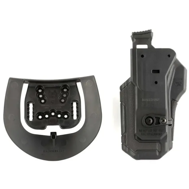 Blackhawk Omnivore 419000BBR Holster Right Hand Level 2 Black Plastic - Blackhawk