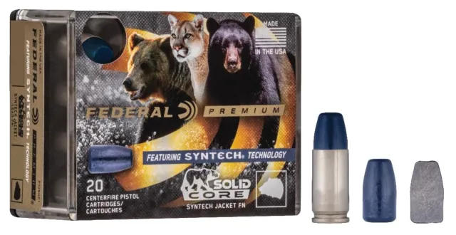 Buy Federal P40SHC1 Premium .40 S&W 200gr Solid Core Ammo 20 Rounds online