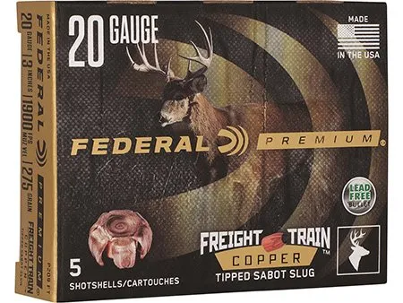 Buy Federal P209FT Premium 20 Gauge 3" Slug 5-Pack Freight Train online
