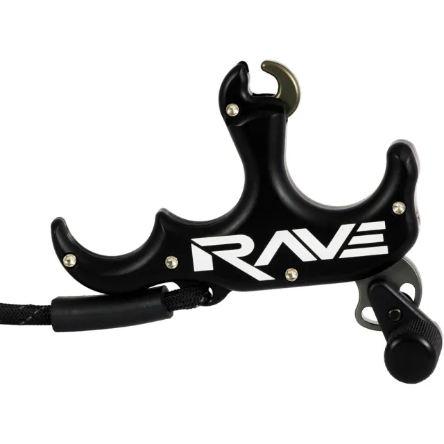 Buy Tru Ball TRV3-BK Rave Release 3-Finger Black, Ultra-Quiet, Adjustable Trigger online