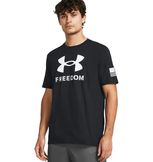 Under Armour Freedom T-Shirt Men's XL Short-Sleeve UA Logo