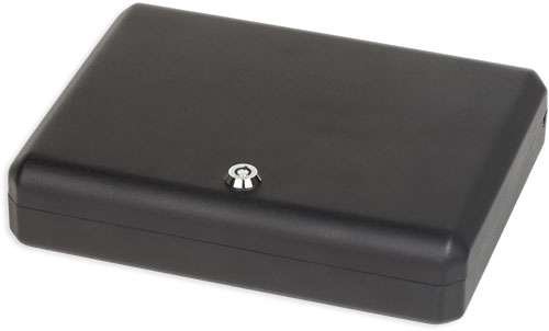 Bulldog BD1128 Personal Vault Key Lock Black Steel Safe 11"x8.5"x2.25" - Bulldog