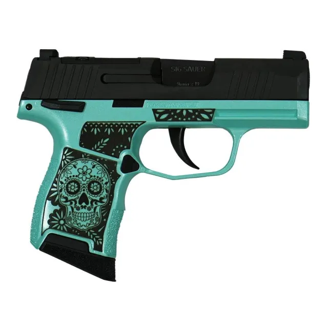Sig Sauer 365-9-BXR3P-MS 9mm P365 Optic Ready 10rd Robin's Egg Blue