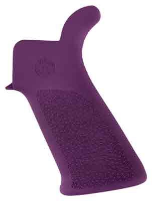 Hogue 15036 AR-15 Beavertail Grip No Finger Grooves Purple - Hogue