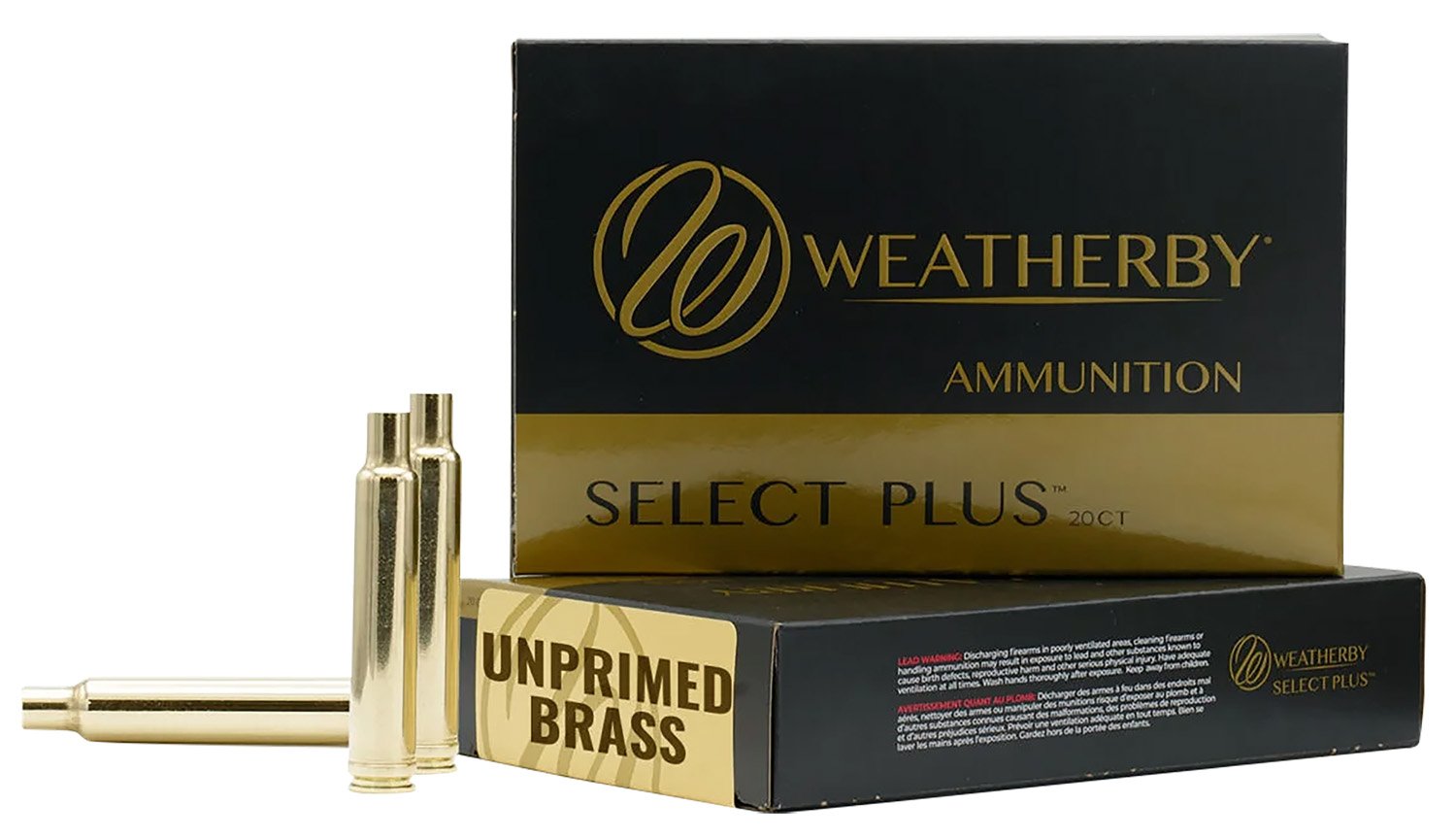 Weatherby Select Plus 6.5 RPM Rifle Brass 20ct BRASS65RPM20CT - Weatherby - 6.5 Wby RPM