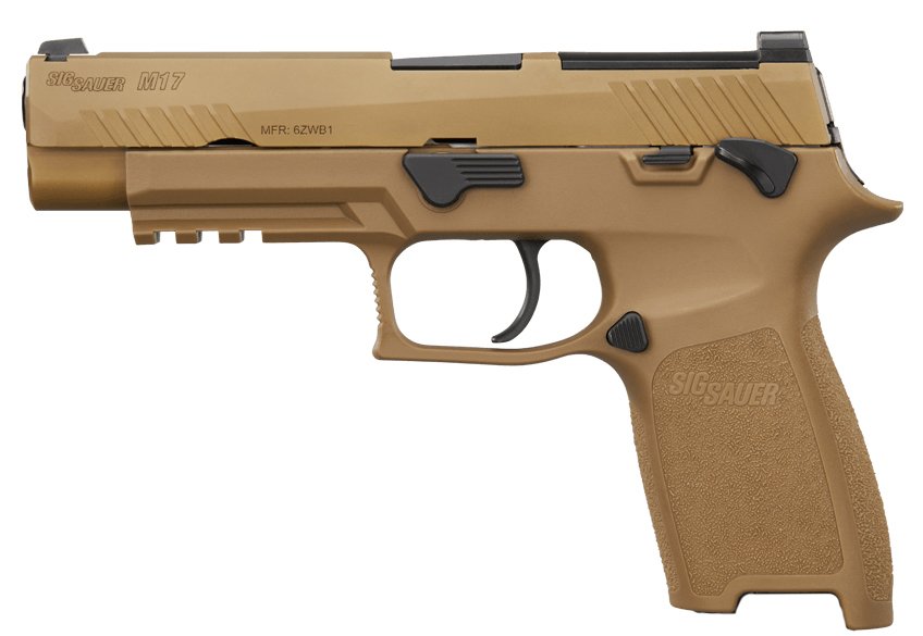 SIG M17-9-CSS-MS-10 9mm 4.7" Coyote PVD Optic Ready 10+1 3 Mags - Sig Sauer - 9mm