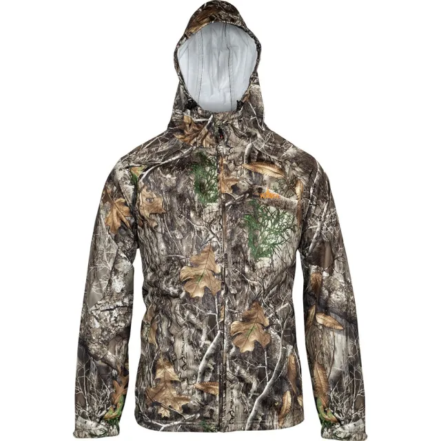 Habit RS1024S20R8483XL922 Packable Rain Jacket 3X Realtree Edge Breathable - Habit