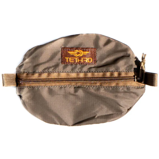 Tethrd PLP-M Pulley Pouch Medium 0.5L Ripstop Nylon Zippered 4oz - Tethrd