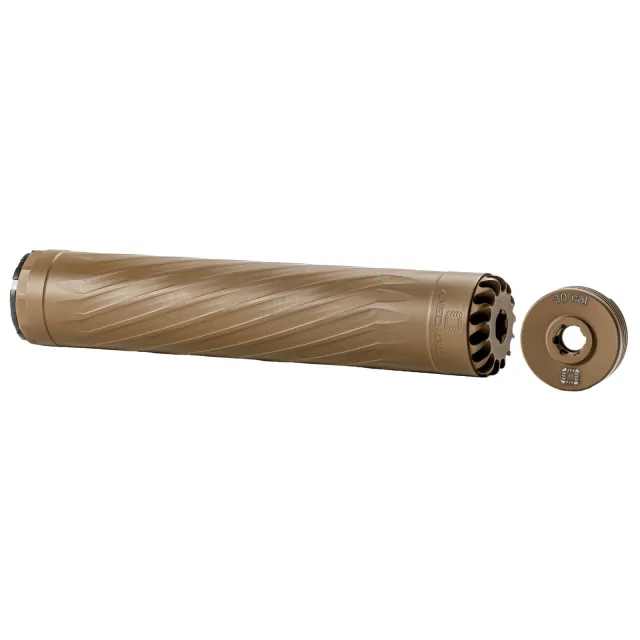ANECHOIC X30LFDE .30 Carbine Titanium Suppressor FDE 5/8x24